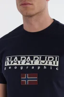 Majica s-ayas | Regular Fit Napapijri 	temno modra	