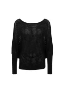 pulover | loose fit Liu Jo 	črna	