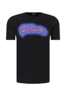 majica | regular fit Just Cavalli 	črna	
