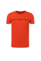 t-shirt CALVIN KLEIN JEANS 	oranžna	