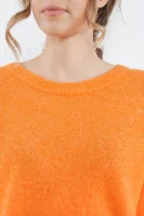 volneni pulover | regular fit Samsøe Samsøe 	oranžna	