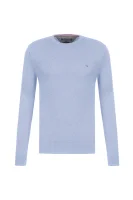 pulover Tommy Hilfiger 	svetlo modra barva	