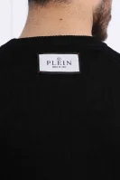 Pulover | Regular Fit | z dodatkom volne Philipp Plein 	črna	