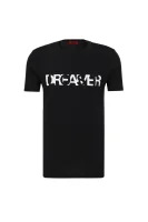 t-shirt dreamer HUGO 	črna	