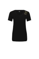t-shirt | regular fit EA7 	črna	