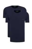 t-shirt 2-pack | regular fit Emporio Armani 	temno modra	