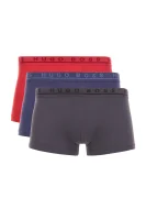 bokserice 3 pack boxer shorts/ trunk BOSS BLACK 	rdeča	
