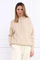 Bluza | Regular Fit | z dodatkom kašmirja Calvin Klein 	bež	