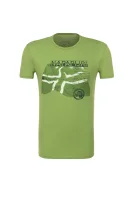 t-shirt sinley Napapijri 	zelena	