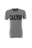t-shirt grey heather CALVIN KLEIN JEANS 	siva	