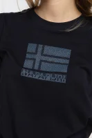 Majica SEOLL | Regular Fit Napapijri 	temno modra	