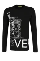 longsleeve | slim fit Versace Jeans 	črna	