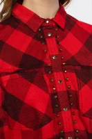 majica clothilde | loose fit GUESS 	rdeča	