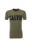 t-shirt dusty olive CALVIN KLEIN JEANS 	olivna	