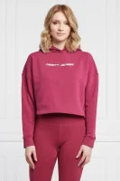 jopice GRAPHIC | Cropped Fit Tommy Sport 	bordo	
