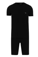 pižama | regular fit Emporio Armani 	črna	
