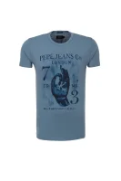 t-shirt mogan Pepe Jeans London 	temno modra	