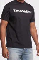 Majica | Regular Fit Trussardi 	črna	