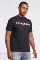 Majica | Regular Fit Trussardi 	črna	