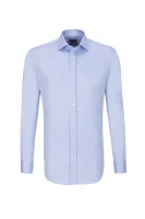 majica Armani Collezioni 	svetlo modra barva	