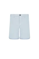kratke hlače chino | regular fit Emporio Armani 	svetlo modra barva	