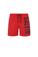 kratke hlače kąpielowe intense power | regular fit Calvin Klein Swimwear 	rdeča	