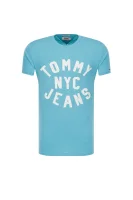 t-shirt Tommy Jeans 	svetlo modra barva	