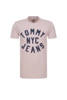 t-shirt Tommy Jeans 	prašno roza	