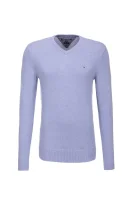 pulover pima ctn cashmere Tommy Hilfiger 	svetlo modra barva	