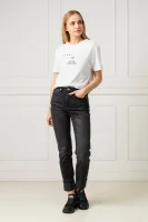 majica | regular fit Tommy Jeans 	bela	