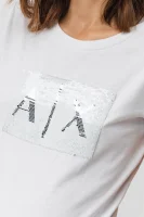t-shirt | slim fit Armani Exchange 	bela	