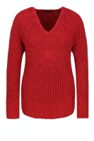 pulover | regular fit Armani Exchange 	rdeča	