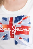 Majica BLAZE | Slim Fit Pepe Jeans London 	bela	