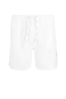 kratke hlače kąpielowe medium drawstring Calvin Klein Swimwear 	bela	