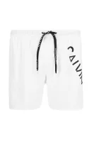 kratke hlače kąpielowe core diagonal | regular fit Calvin Klein Swimwear 	bela	
