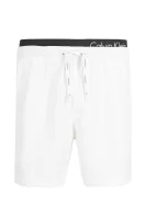 kratke hlače kąpielowe medium double wb | regular fit Calvin Klein Swimwear 	bela	