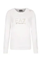 Bluza | Regular Fit EA7 	bela	