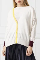 svilasto pulover conca | regular fit MAX&Co. 	bela	