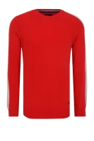 pulover warren | regular fit Pepe Jeans London 	rdeča	