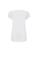 majica | slim fit EA7 	bela	