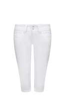 kratke hlače venus crop | slim fit | low rise Pepe Jeans London 	bela	