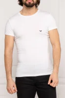 majica | slim fit Emporio Armani 	bela	