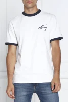 Majica SIGNATURE RINGER | Regular Fit Tommy Jeans 	bela	
