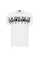 t-shirt saumur Napapijri 	bela	