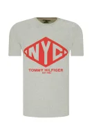 majica shear tee | regular fit Tommy Hilfiger 	siva	