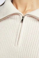 Volneni pulover | Cropped Fit Patrizia Pepe 	bela	