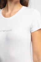 majica | regular fit Emporio Armani 	bela	