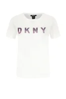 majica ombre logo | regular fit DKNY 	bela	