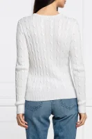 pulover | slim fit POLO RALPH LAUREN 	bela	