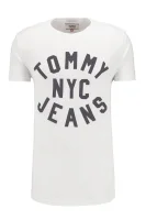 t-shirt | regular fit Tommy Jeans 	bela	